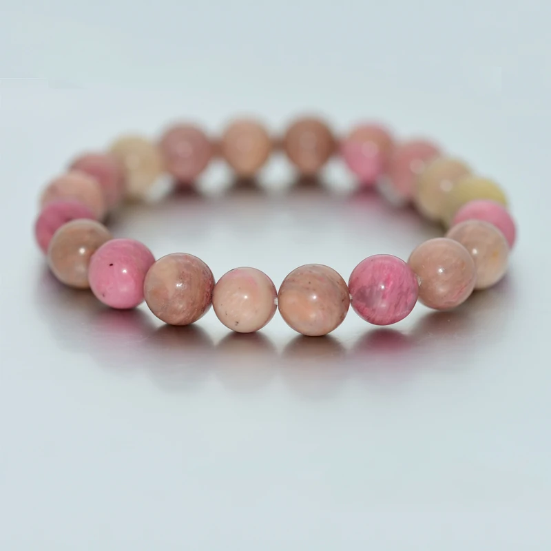 Most Popular Items Natural Rhodochrosite Stone Bracelets Pink Stone Bracelet