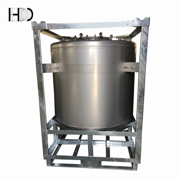 WANLONG stainless steel liquid nitrogen storage IBC tank
