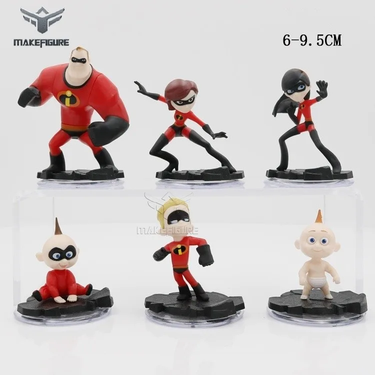 custom cartoon the incredible mini action figures, custom make cartoon super heros figurine toy, OEM PVC 3D figures