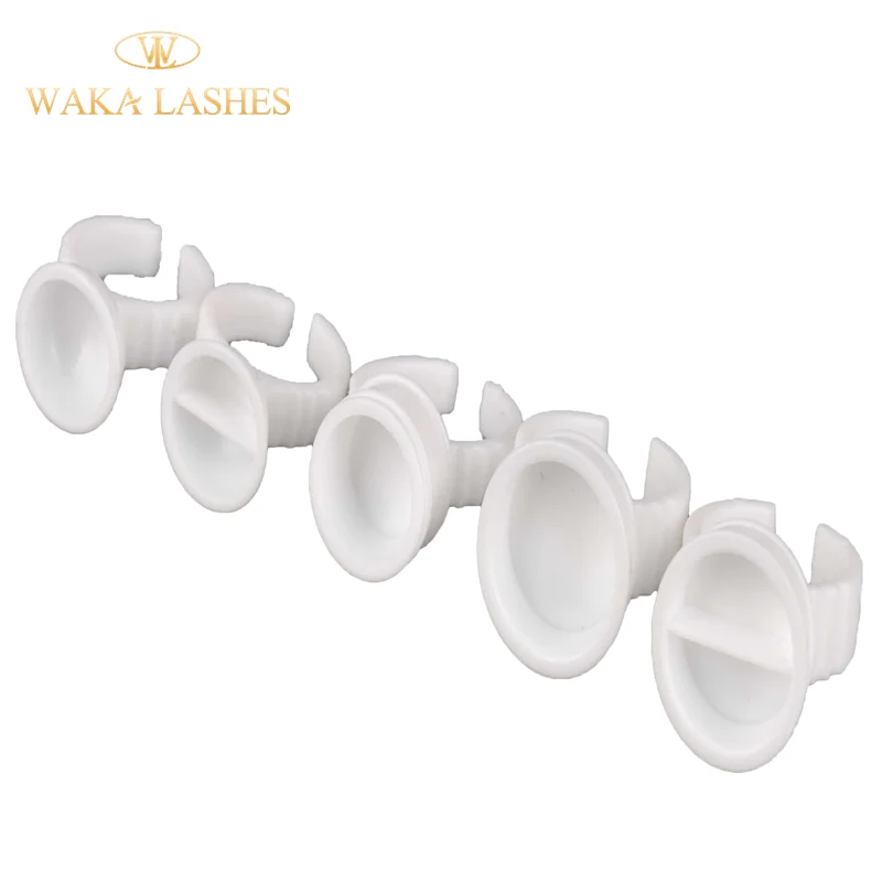 high quality professional adhesive manufacturing silicone/crystal eyelash extension  tools glue ring