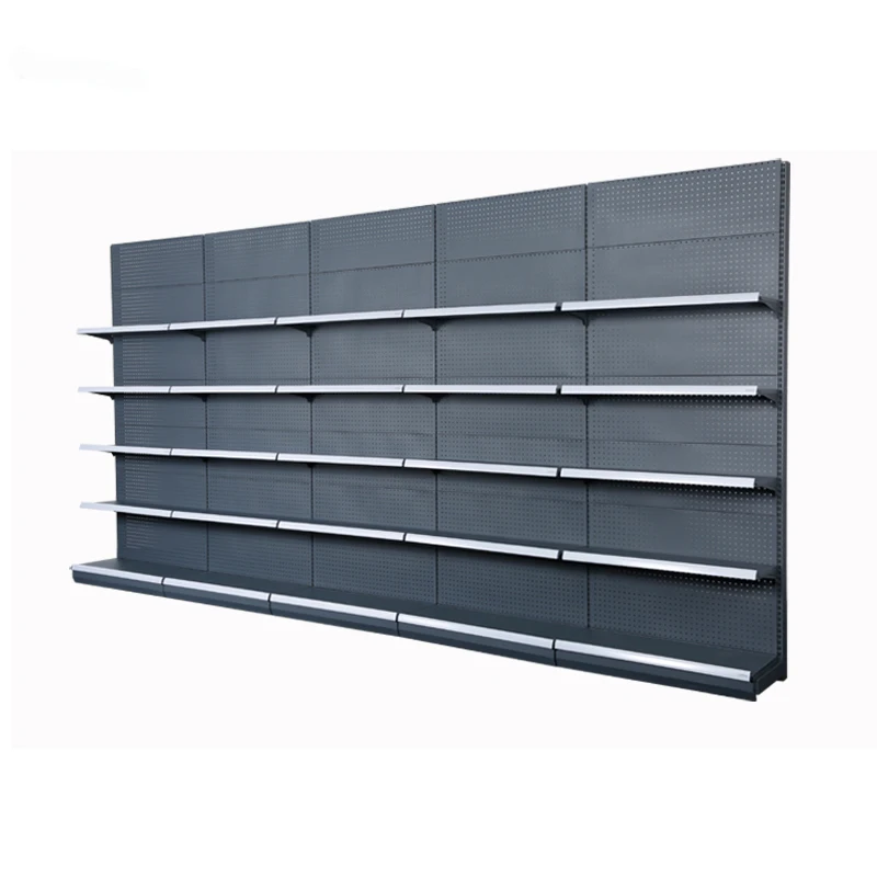 Wholesale Modern Design Gondola Back Panel Supermarket Shelf High End Hot Sell Supermarket Shelf