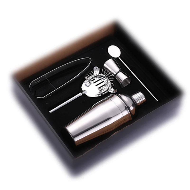 550ml Boston Cocktailshaker Cocktail Set with 5 Pieces of Stainless Steel Bar Set