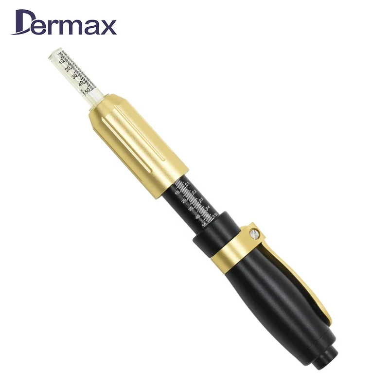 Dermax Needle-free Injection mesotherapy ha hyaluronic acid pen gun dermal filler injector and white Ampoule for hyaluronic pen
