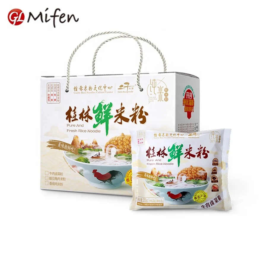 Китайская лапша есть чистый зеленый органический рис мгновенный лапша 275 г