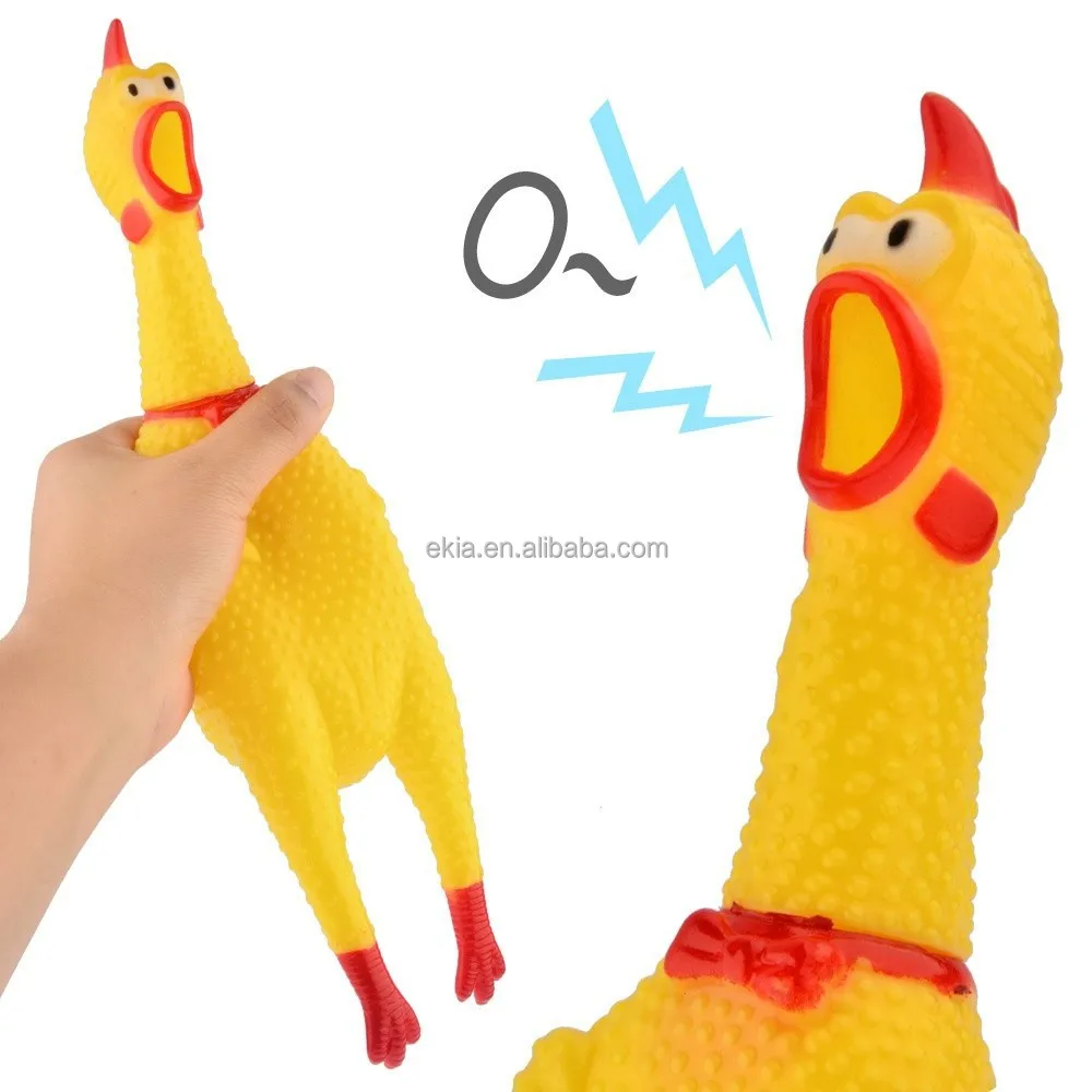Wholesale Shrilling Screaming Chicken Funny Squeaky Chicken Dog Toy With Cheap Price