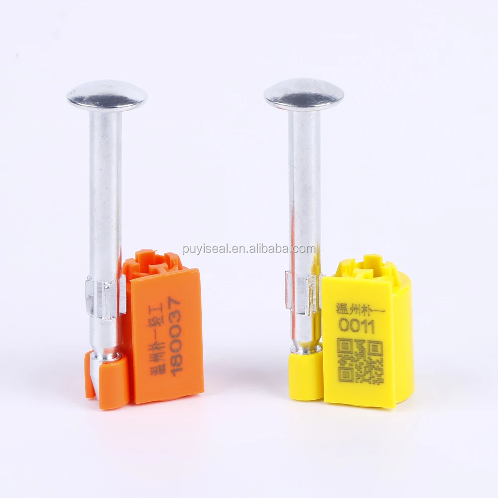 self-locking security seal container plastic bolt seal