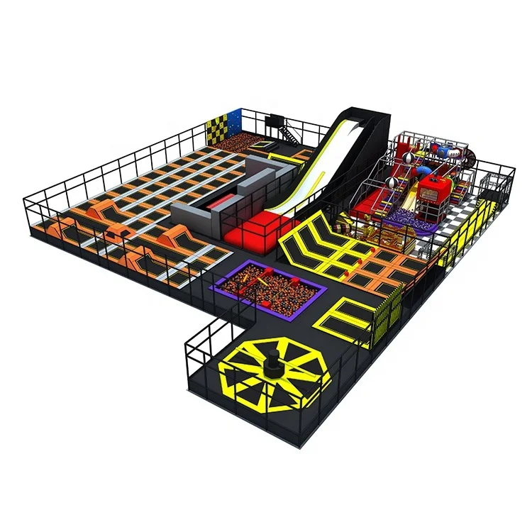 Factory customized commercial big indoor foam pit Trampoline Park Playground for sale