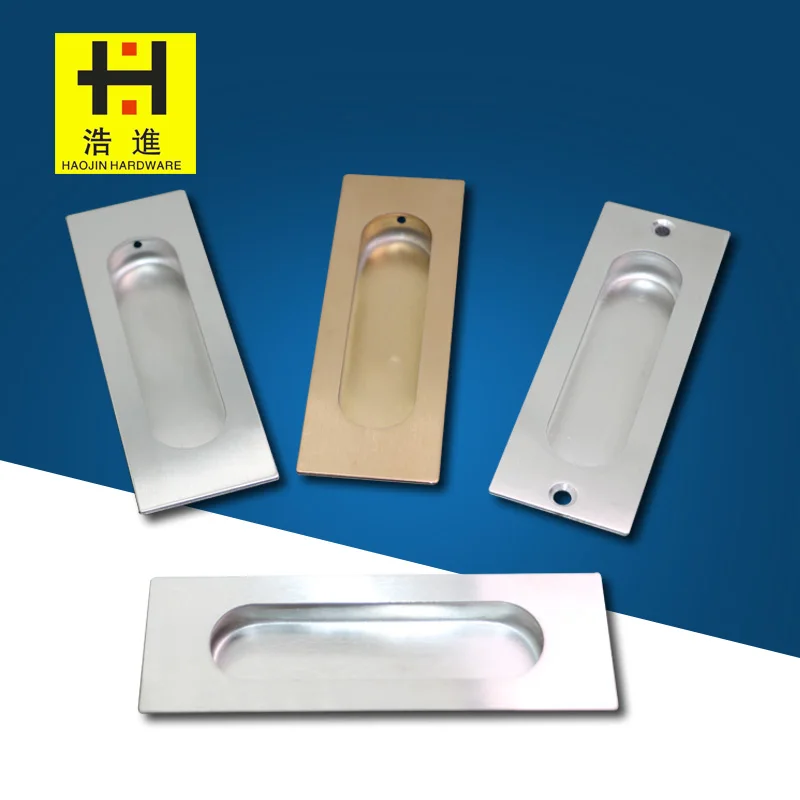 Rectangle hidden kitchen guard hardware handle concealed handle Drawing shake stealth handle