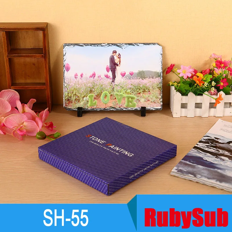 SH-55 18*26 см пользовательский сублимационный глянцевый/Матовый Шифер для дисплея/украшения/свадьбы