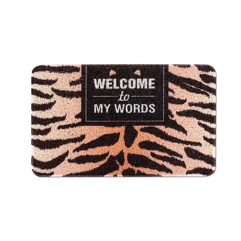 Fashionable Custom Print Logo Doormat For Entrance Doormat Printed Shoes Off Doormat