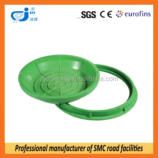 Dia550mm Круглый Газон SMC Крышка Люка Трава