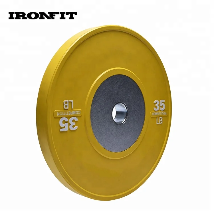 Heavy Duty KG LB Gym Training Coloured Competition Bumper Plates