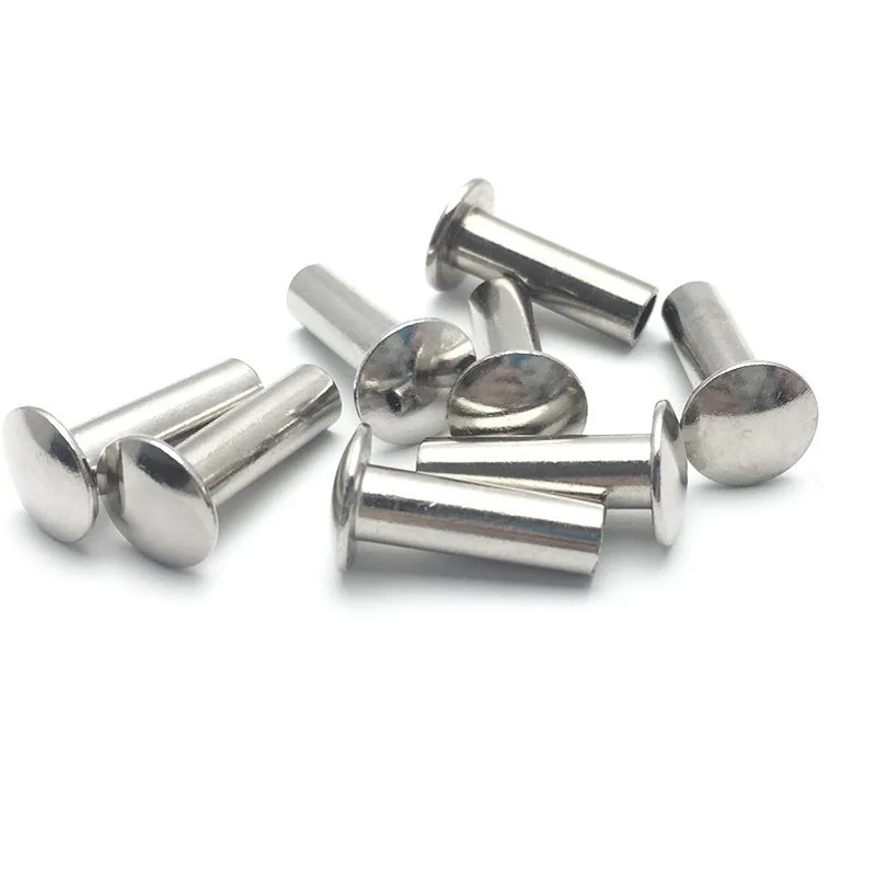 Five star factory manufacturing semi-tubular pan head rivets stainless steel semi-tubular rivets stainless steel rivet