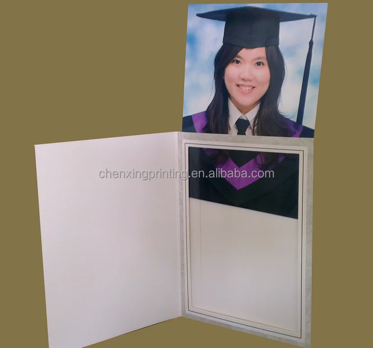 white Graduation photo frame /inviting card with photo