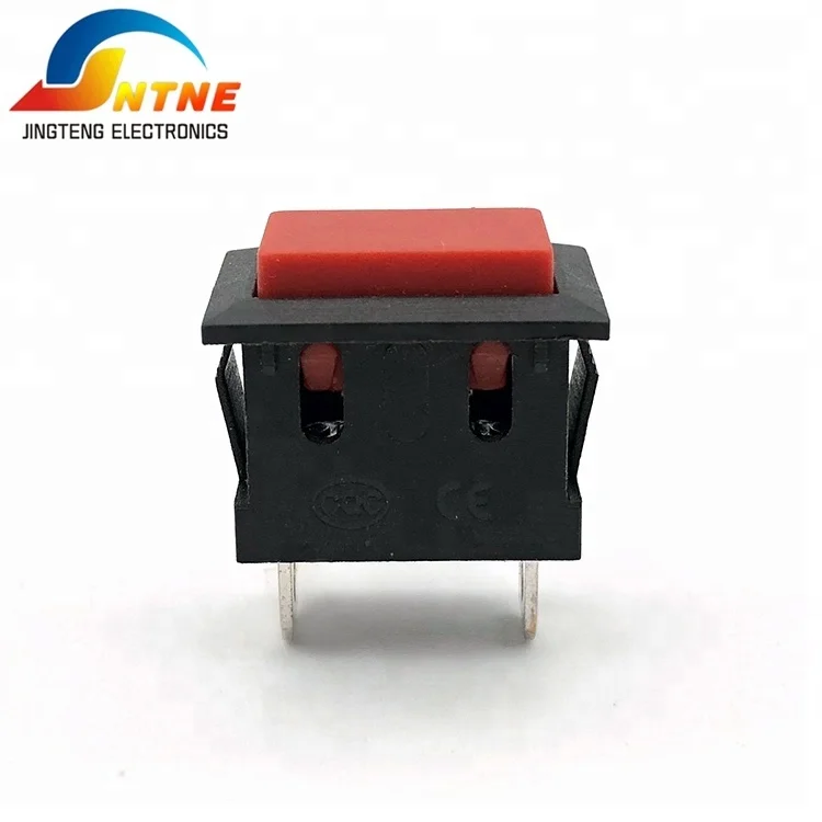 2Pin черный красный ON/OFF Лодка автомобиля кнопочные KCD1-101 автоматический выключатель питания с кнопкой