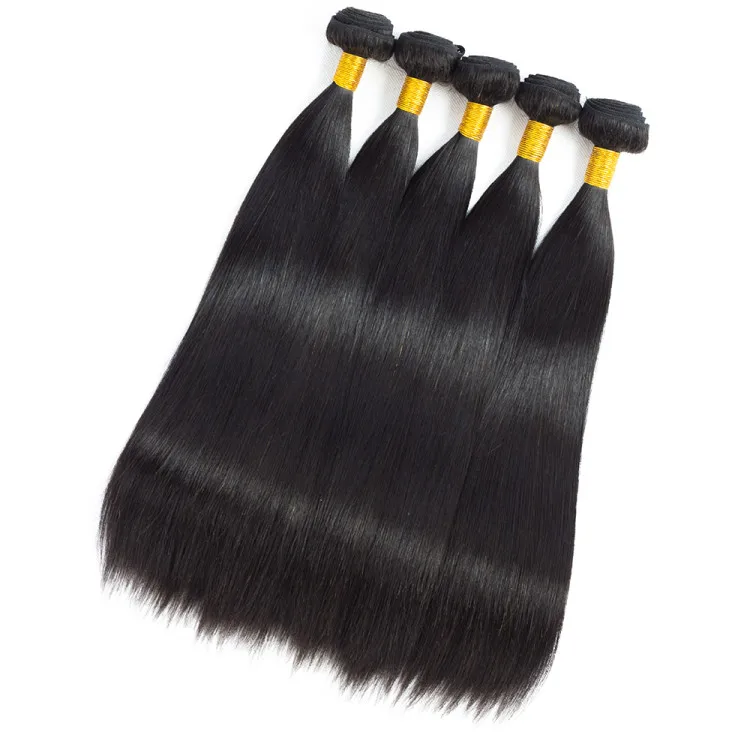Brazilian Straight Hair Weave Bundles 100% Human Hair Bundles 1/3/4PCS Natural Color 8-30 inch Non Remy Hair Extensions