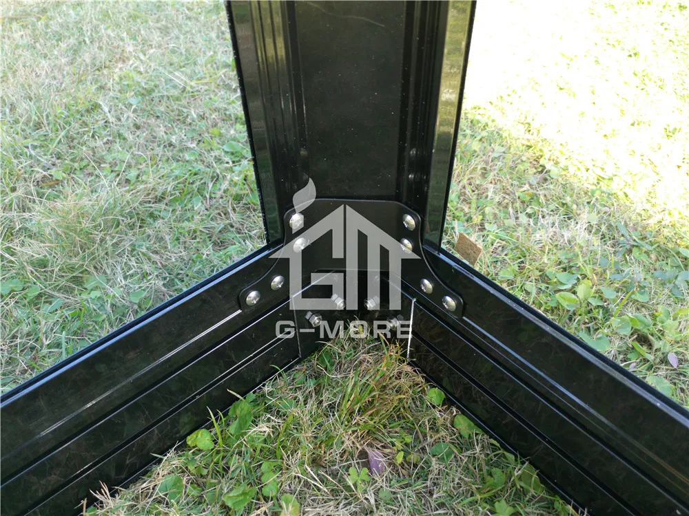 
G-MORE High Quality aluminum frame glass Garden Room prefab house 