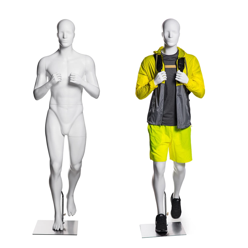 FC02 Clothes Mannequins Walking Sports Full Body Mannequin Male Model Dummy