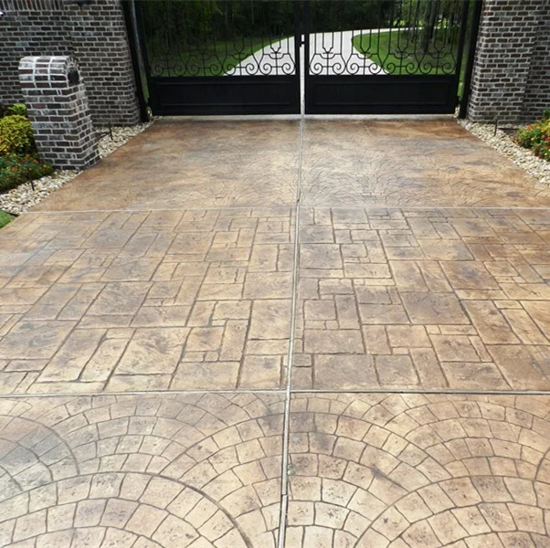 Stamped Concrete / Embossed Floor / Various Pattern Imprinted Driveway / Decorative Durable Concrete Stamped in Mould