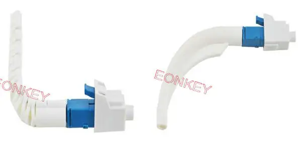 Telecom level 90 Degree Boot LC Fiber Optic Connector