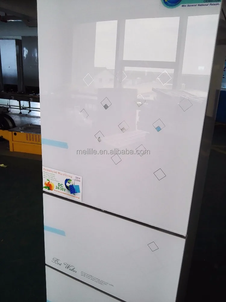 Meilile DC powered solar refrigerator three door BCD-188T