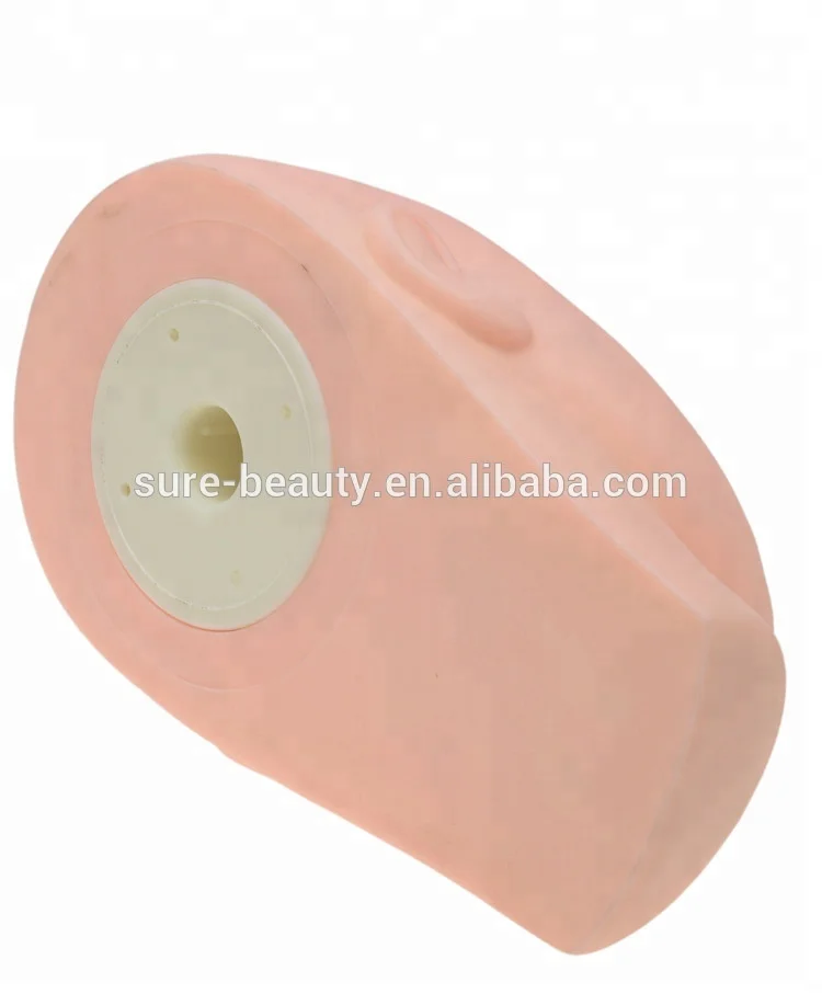 Soft Silicone Practice Head Training Mannequin Flat Head Practice Faux Eyelash Extensions Professional Make Up Tools