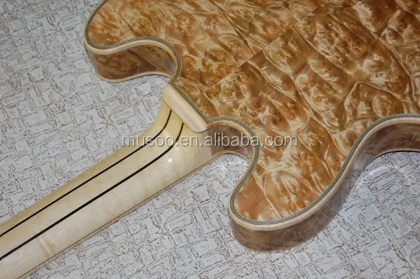 MUSOO BRAND Handcrafted Archtop Jazz Guitar Electric Guitar With Hardshell Case(AR1200)