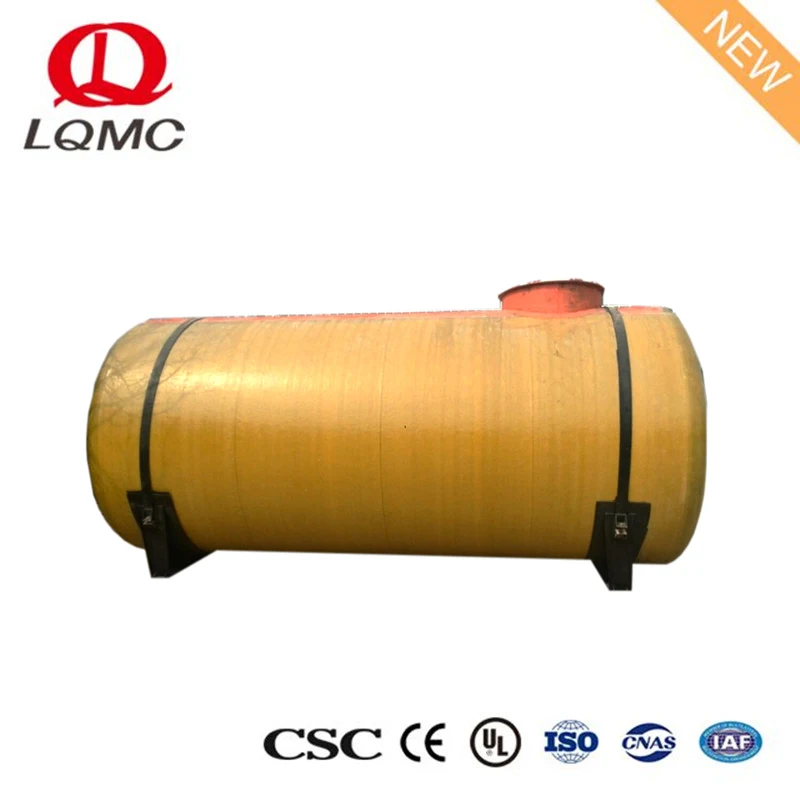 Two chambers 60000 liter 12000 gallon double walled fuel oil tank