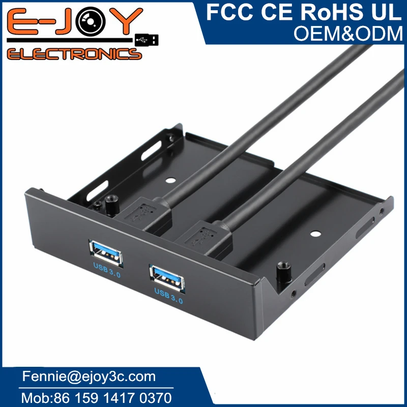 
High speed USB 3.0 3.5' front panel with 2 USB 3.0 Type A interface 