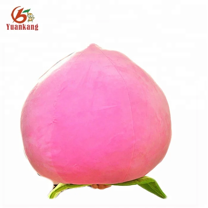 Stuffed plush vegetables and fruit toy peach