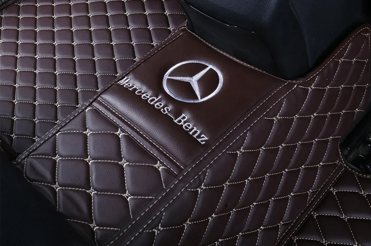  Чехол для 2005-2019 Mercedes все модели Роскошные автомобильные коврики под