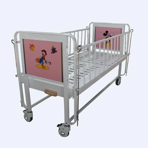 Hot Sale YKB004-Y1 Backrest Adjustable Single Crank Children Bed/Homecare Baby Bed