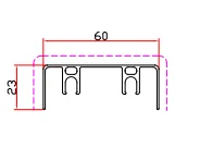 
6063 T5 aluminium profile manufacturer in china window and door aluminum profile in foshan 