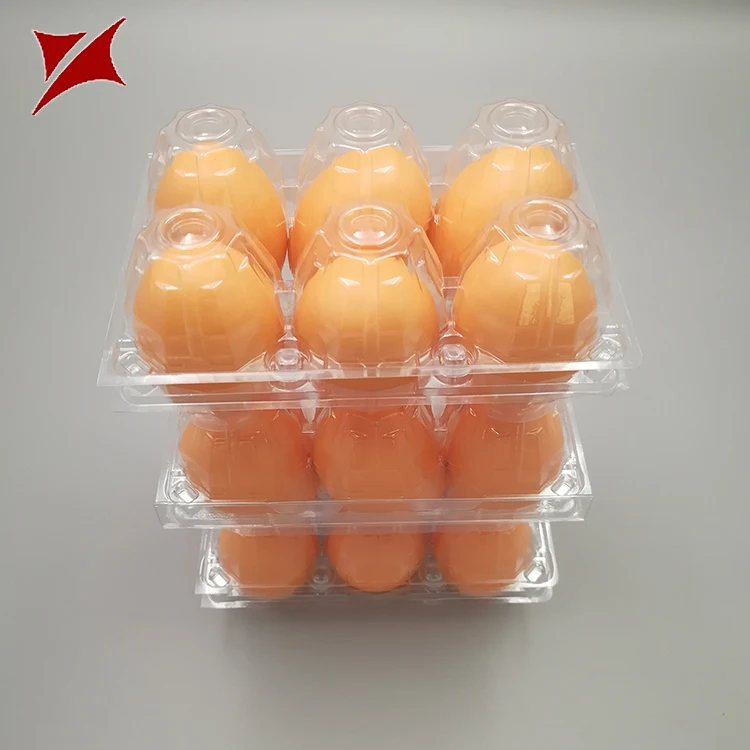 
PVC/PET disposable plastic egg tray for 10/20/30/ eggs 