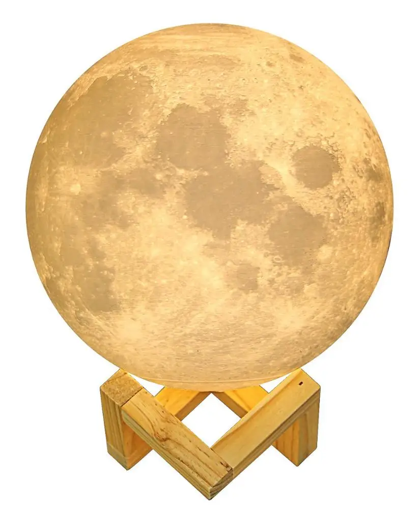 Best Price No Minimum 15 cm Touch 16 Colour 3d Lunar Moon Globe Lamp Manufacturer In China