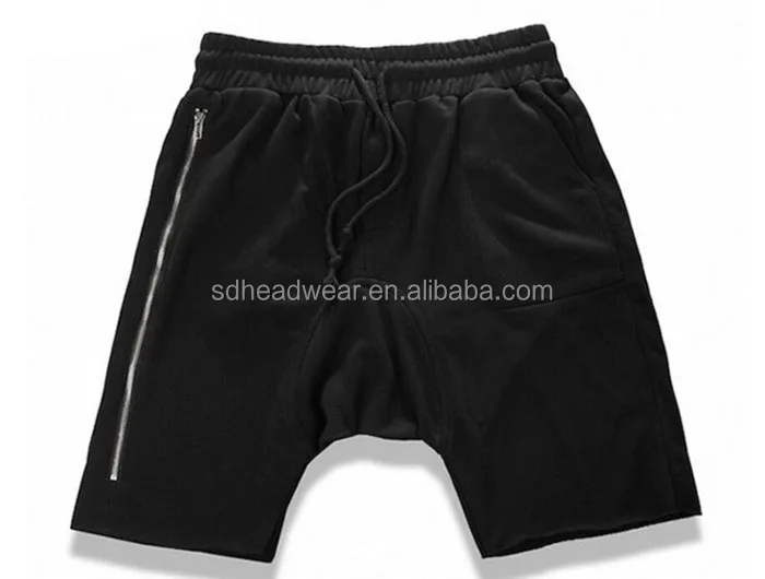 
Athletic shorts drop-crotch shorts wholesale custom black man gym shorts 