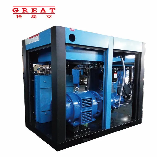 Китай большой 8 бар 37 кВт 50 л.с. винтовой воздушный компрессор для промышленной швейной машины