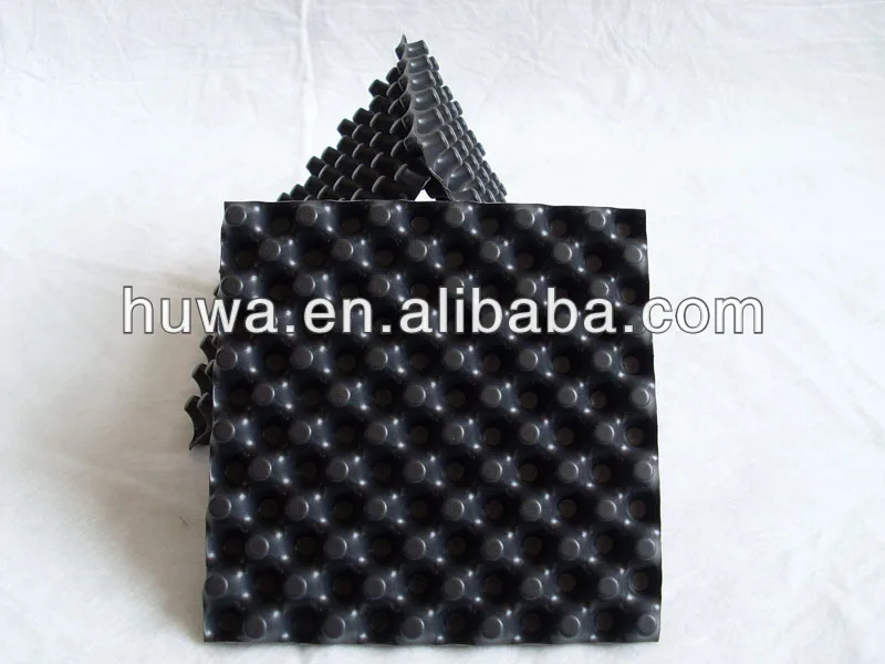 lightweight roofing materials HDPE double side Sheet dimple drainage board composite drainage board green roof drainage board
