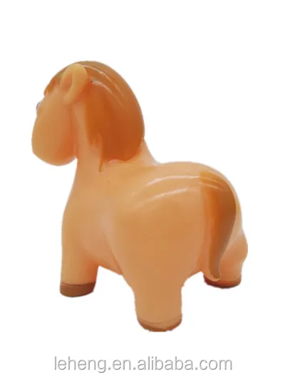 China factory Direct selling  plastic small horses animal soft bath toys