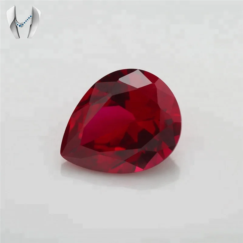 8 # 4*6mm natural uncut ruby stone low price,original ruby stone