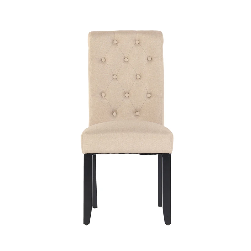 
Modern luxury restaurant wood Fabric dining chair restaurant chairs 
