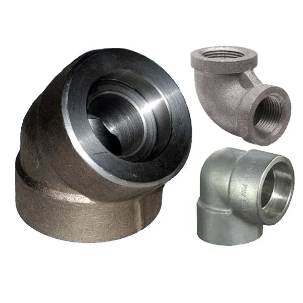 Forged Steel ANSI/DN 50 stainless steel threaded end pipe fitting
