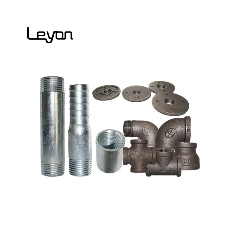 pluming fittings gi pipe fitting 30 degree pipe elbow bspt water filter pipe fittings black 130 tee socket  4 hole flange