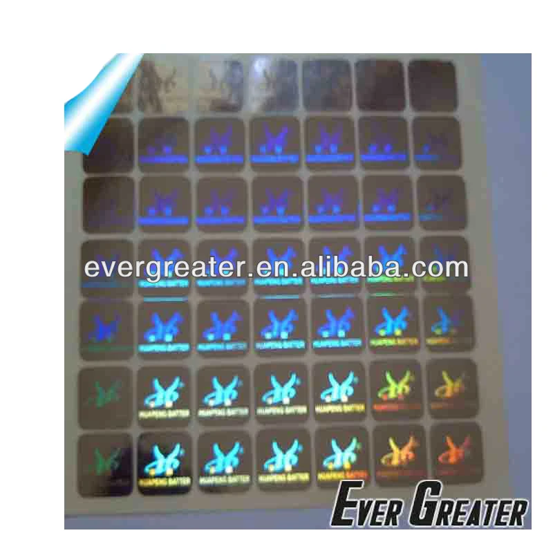 Best selling Shining laser hologram sticker custom hologam sticker
