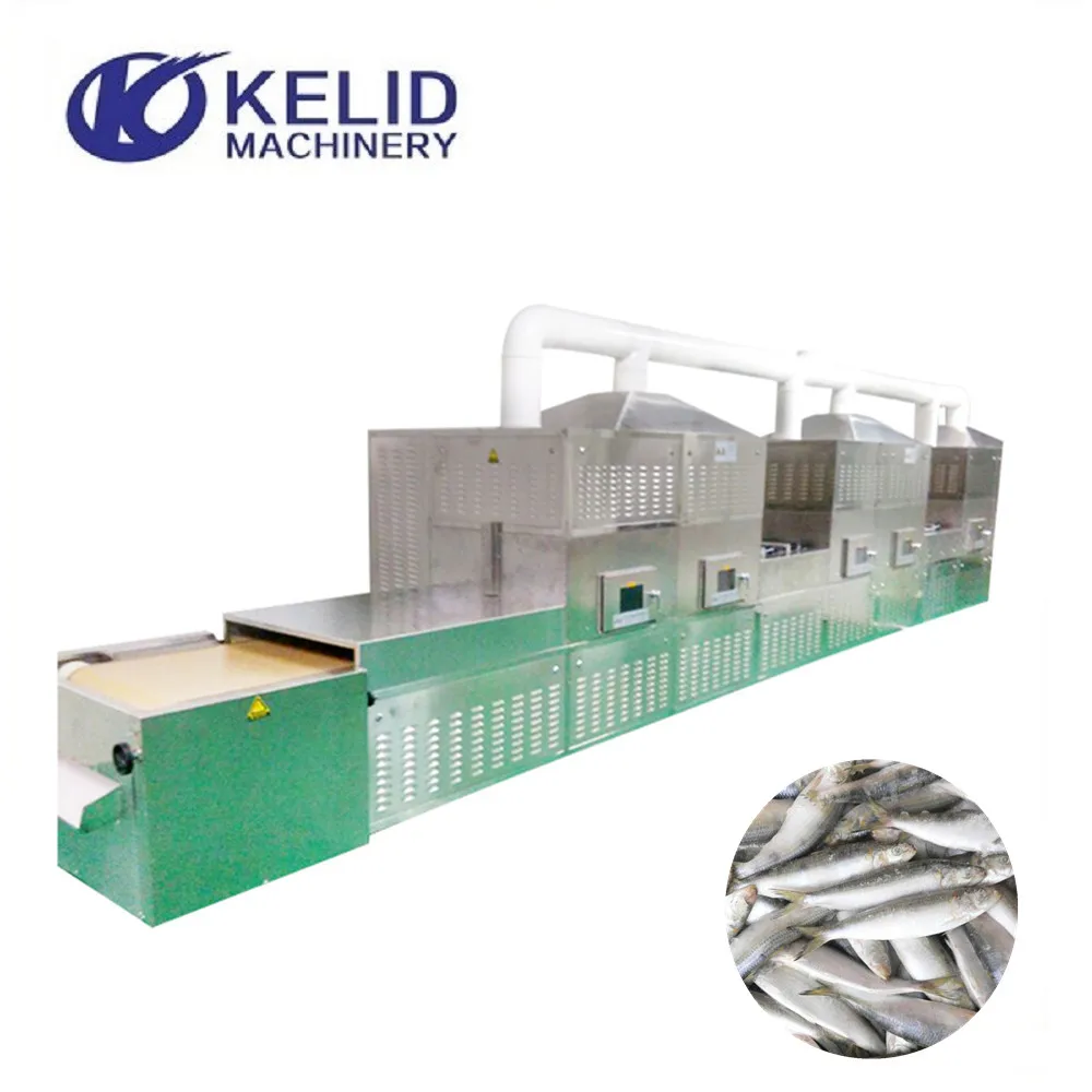 Frozen Sardine Fish Microwave Thawing Machine