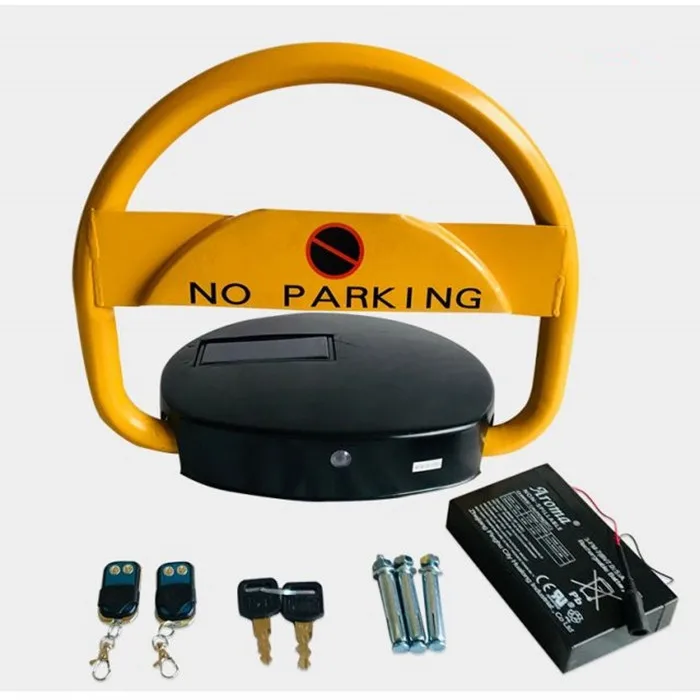 Portable Solar Remote Control Parking Space Protector Car Parking Lock