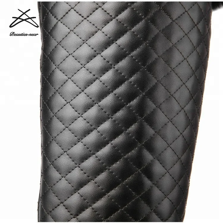 New Arrival pu leather Winter Fur Snow Boots Women