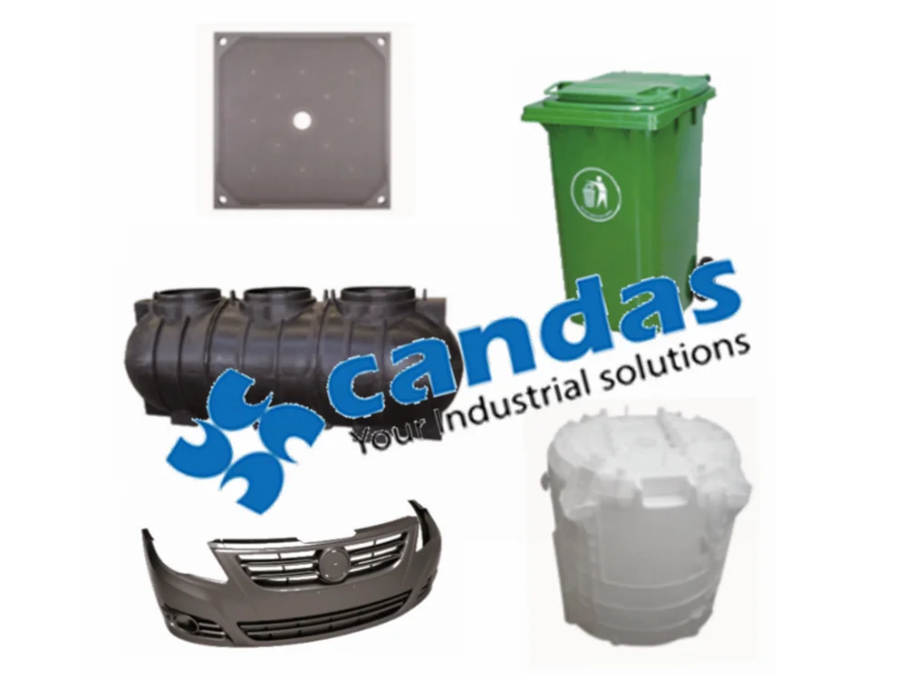 The biggest two-platen IMM manufacturer in China, Candas best sele BU2500 plastic septic tank injection molding machine