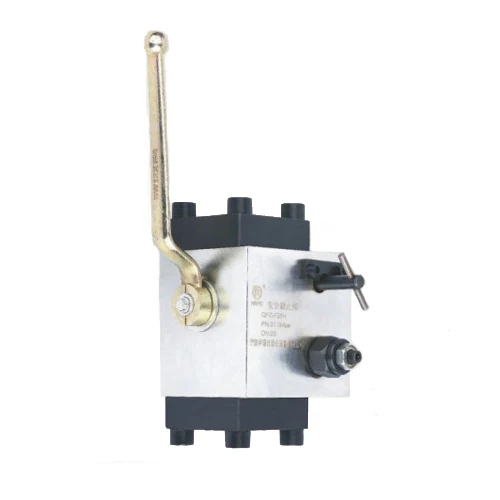 high pressure 3 way ball valve BSP 3/8' 7200PSI 500bar