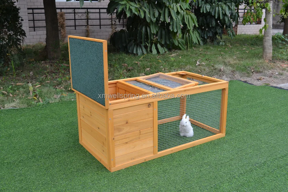 
wooden rabbit cage 